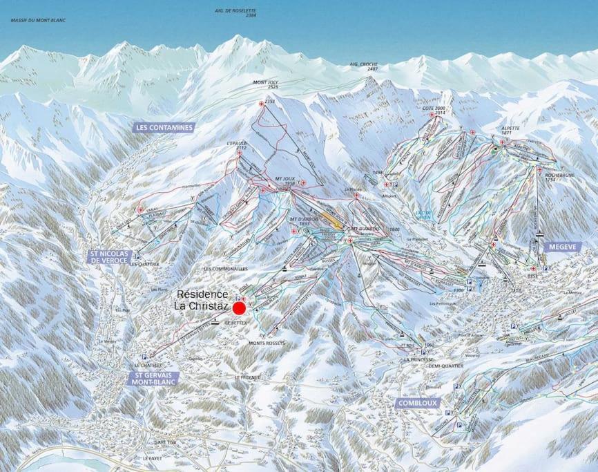 Studio Bettex 4P- Vue Mont-Blanc Сен-Жерве-ле-Бен Екстер'єр фото